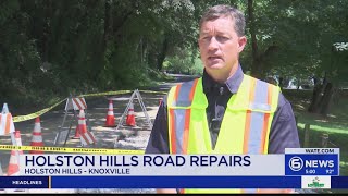 Holston Hills Road getting needed repairs as development in the area continues [upl. by Jasmin]