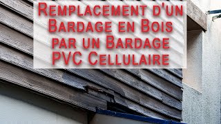 Bardage  remplacement du bois par un bardage en PVC cellulaire [upl. by Nnylhsa]