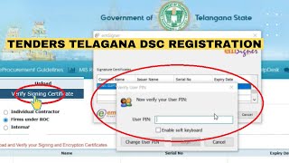 Tender Telangana  DSC Registration Java setting for eTender Telangana  tendertelanganagovin [upl. by Nessah312]