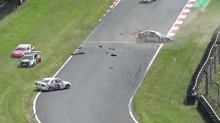 Big crash at Super Touring Power 2 at Brands Hatch [upl. by Meisel]