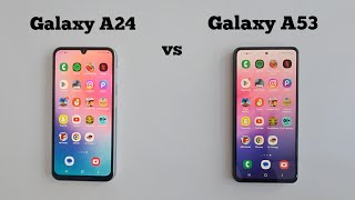 Galaxy A24 vs Galaxy A53 Speed Test  Speed Comparison [upl. by Viviane91]