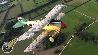 WW1 Albatros DVa In Flight [upl. by Laohcin]