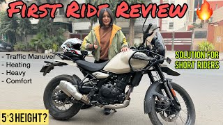 Himalayan 452 Detailed Ride Review  is it for Short Riders [upl. by Eeruhs]