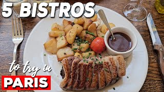 Top 5 Bistros in Paris You Need To Try Where Locals Eat [upl. by Hogg874]