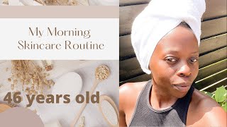 MORNING SKINCARE ROUTINE OVER 40 YEARS [upl. by Enyalb]