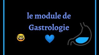 🔹vue globale sur le module de gastrologie 💙 [upl. by Anauqaj]