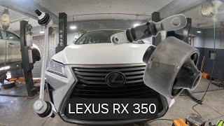 replacing bushing control arm  sway bar link  lexus rx 350 suspensionsystem lex [upl. by Ayikat80]