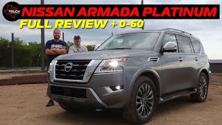 Nissan Armada Platinum Is The BEST BIG V8 SUV  Full Review  060 [upl. by Elva]