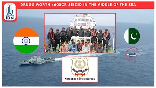 Drugs Worth ₹600Cr Seized In The Middle Of The Sea  IDNews [upl. by Iene]