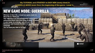 Guerrilla Mode Solo  How to WIN from the BEGINNING of the game from Level1GR Wildlands 2024 [upl. by Notslar196]