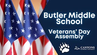 Butler Middle Veterans Day Assembly [upl. by Sabu851]