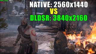 Nvidia DLDSR 2560x1440  Native  vs 3840x2160  DLDSR   5 Games RTX 3070 [upl. by Cello]