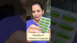 Vitamin E Capsule For Night Skincare ✨ 💯 get Soft Glowing Skin shortsvitamineforskinbeautytips [upl. by Witt]