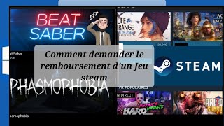 Comment se faire rembourser un jeu ou jeu vr  DLC sur Steam [upl. by Aeslehc]