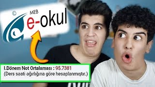 TAKİPCİLERİMİN EOKUL NOTLARINI İNCELEDİK [upl. by Annamarie]