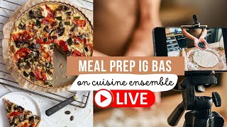 Replay du live  Recette quiche ratatouille IG bas [upl. by Ronnoc]