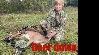 Friends first TN DEER big bear trapped us archery skills bowhunting hunting outdoors [upl. by Iorgos213]