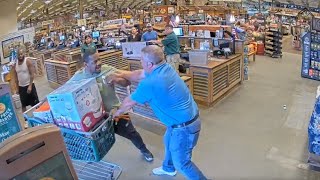 Man shoves off Bass Pro Shops employee as 2 suspects steal over 2600 in merchandise in Gwinnett [upl. by Nonnel181]