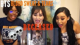 BTS BLOOD SWEAT amp TEARS MV REACTION  TIPSY KPOP REACTION [upl. by Brink]