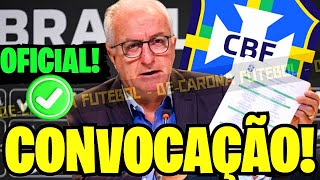 CONVOCAÇÃO DA SELEÇÃO BRASILEIRA  DORIVAL JR CONVOCA A NOVA SELEÇÃO BRASILEIRA [upl. by Isej]