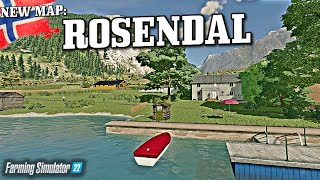 New Map  ROSENDAL IN NORWAY  Farming Simulator 22 [upl. by Flavius972]