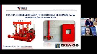 Prática de Dimensionamento de Sistemas de Bombas para Alimentação de Hidrantes [upl. by Mommy467]