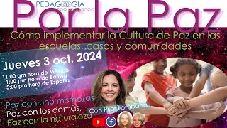 Por la Paz Cómo implementar la Cultura de Paz [upl. by Wesle]