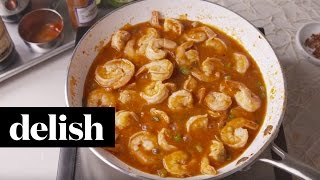 How To Make Hot Shot Shrimp  Delish [upl. by Elleniad119]