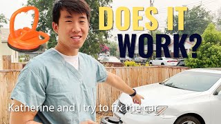 Do Car Suction Cups Work To Remove Dents [upl. by Nosyerg]