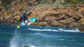 Kitesurfing with strapless surfboards  Red Bull Unfastened 2014 [upl. by Cleti915]