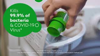 Dettol Laundry Sanitiser Antibacterial  Dont just wash it Dettol it [upl. by Eenrahc]