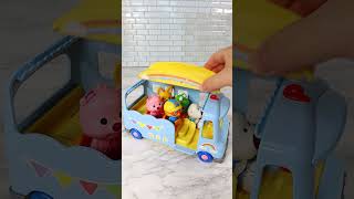 Satisfying with Unboxing amp Review Miniature School Bus Car Transporter Toys Video  ASMR Videos [upl. by Atineb]