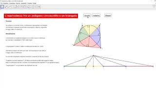 L’equivalenza fra un poligono circoscritto e un triangolo [upl. by Daisy]