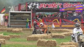 Lawn mower racing at the Heddington amp Stockley rally July 2017 [upl. by Narba]