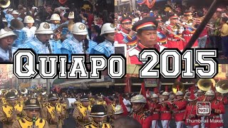 2015 Feast of the Black Nazarene Quiapo Marching Bands Parade [upl. by Peggie]