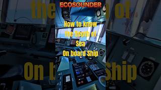 Ships ECOSOUNDER  Navigational Equipment  ships navigation sealife learning ocean sea [upl. by Massab583]