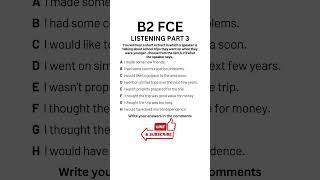 B2 First FCE Listening Practice Test 2024  Part 3 b2firstlisteningtests learningenglish fce [upl. by Lorsung648]