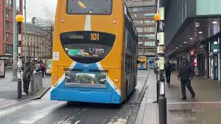 Buses at Manchester Piccadilly bus station [upl. by Uahc]