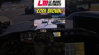 HUGE CODE BROWN  Porsche LMH Hypercar  Algarve International Circuit  Le Mans Ultimate [upl. by Eladroc]