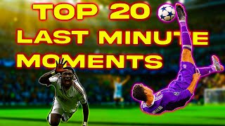 American reacts to 20 MOST Ridiculous Last Minute Moments in Football [upl. by Junieta]