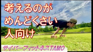 考えるのがめんどくい人向け【ストリートワークアウト・サイバーフィットネスTAMO】 [upl. by Ecital]