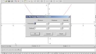 02 Tutorial Derive 6 Enter expression and Draw 2D [upl. by Ecyarg]