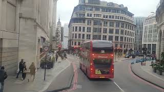 London bus routes from Shoreditch to Clapham Junction Bus 35 [upl. by Virgina]