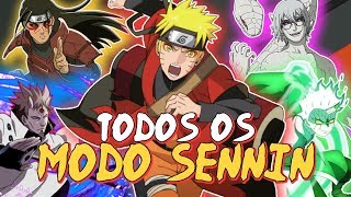 TODAS AS VARIAÇÕES DO MODO SENNIN EM NARUTO [upl. by Andreas]