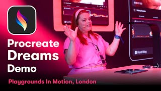 Procreate Dreams Demo London  Animating over Video Performing Rigging Audio and More [upl. by Hctub]