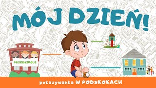 MÓJ DZIEŃ  pokazywanka W PODSKOKACH  PRZEDSZKOLE  ŻŁOBEK [upl. by Pedaias]