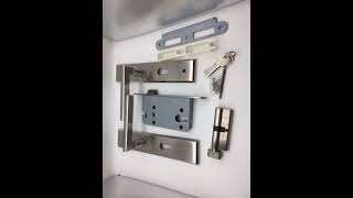 Modern Minimalist Split Door Lock Set Bedroom Interior Door Handle Door Lock Door Hardware Handles [upl. by Anoyet402]