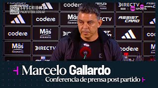 EN VIVO Marcelo Gallardo habla en conferencia de prensa tras River vs Rosario Central [upl. by Nwadahs367]