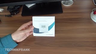 Unboxing  Homematic IP  Wanthermostat mit Display und zur Regulierung mit Stellrad [upl. by Eberto]