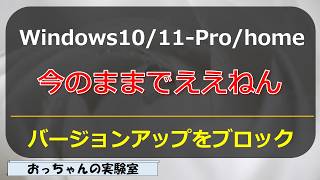 現在のWindowsバージョンに留まりたいWindows10Windows11Prohome [upl. by Tudor]